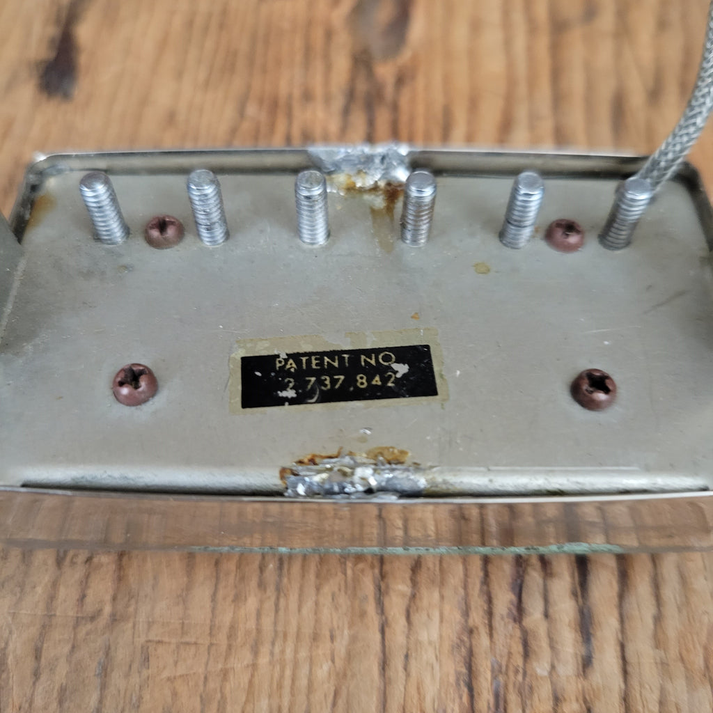 Gibson 1960s Patent sticker humbucker non T Top with nickel cover