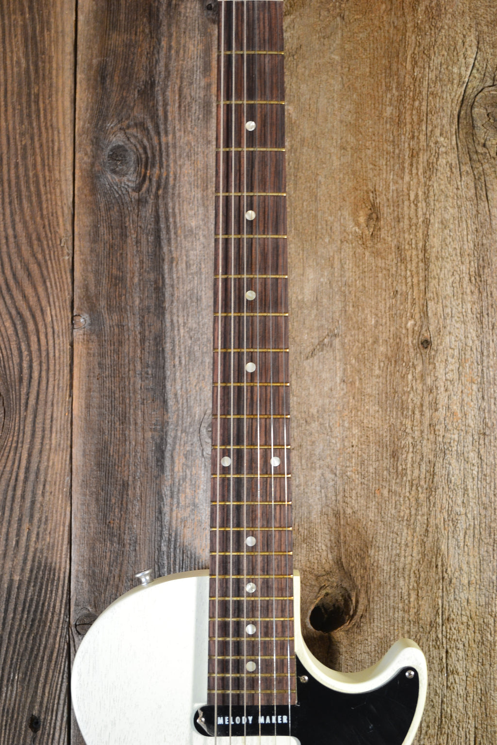 SOLD - Gibson Melody Maker 2007 Satin White – Mahar's Vintage Guitars
