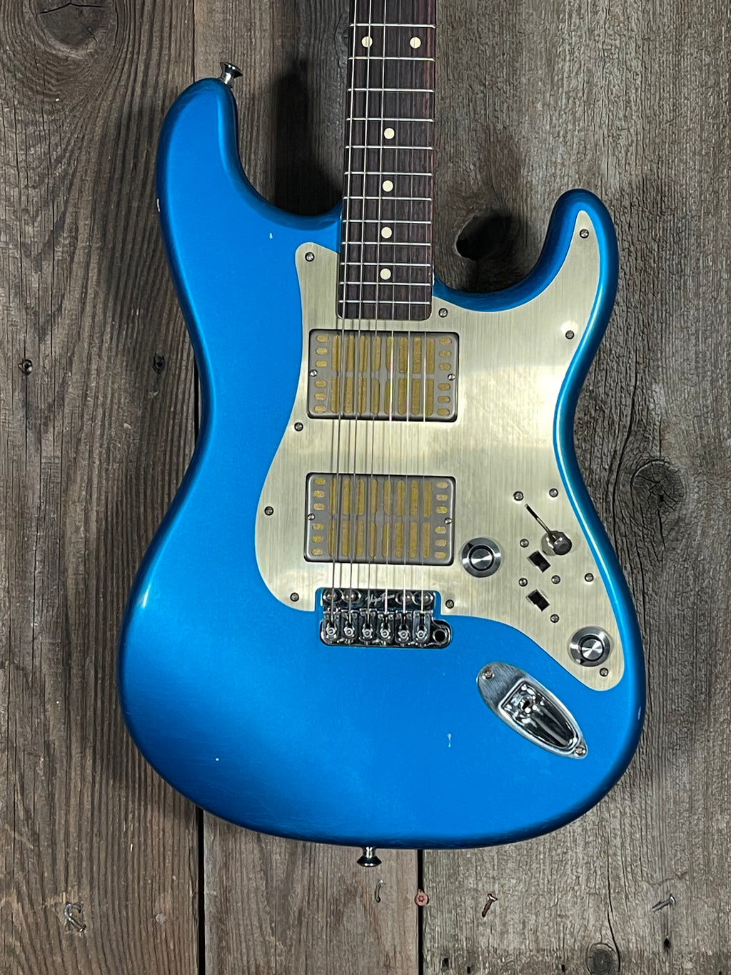 SOLD - Waterslide S-Style with Mojo Dual Foil pickups New 2021 – Mahar's  Vintage Guitars