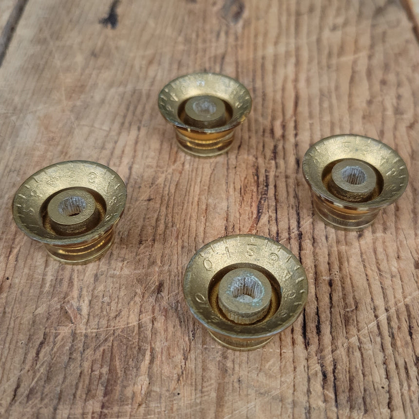 Gibson Gold Reflector Knobs 1962 1960s 1970s No Lettering