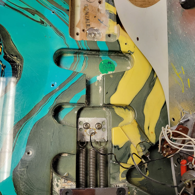 SOLD - Fender Stratocaster Bowling Ball Blue - 1983