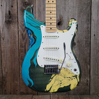 SOLD - Fender Stratocaster Bowling Ball Blue - 1983