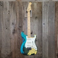 SOLD - Fender Stratocaster Bowling Ball Blue - 1983