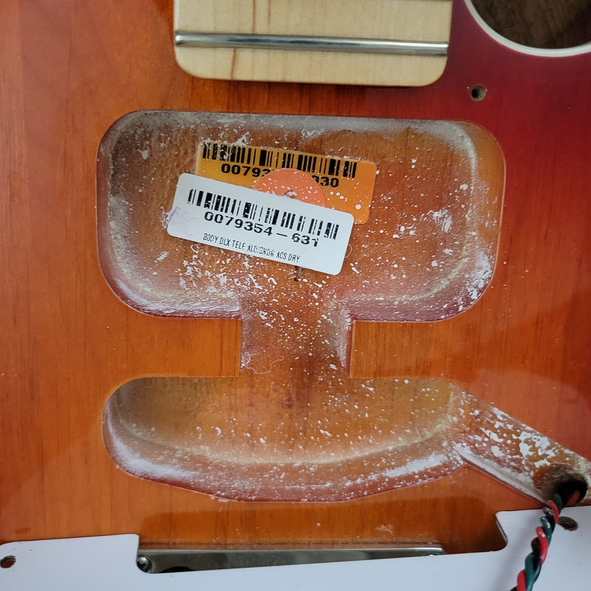 Sold - Fender American Deluxe Telecaster Aged Cherry Burst 2012