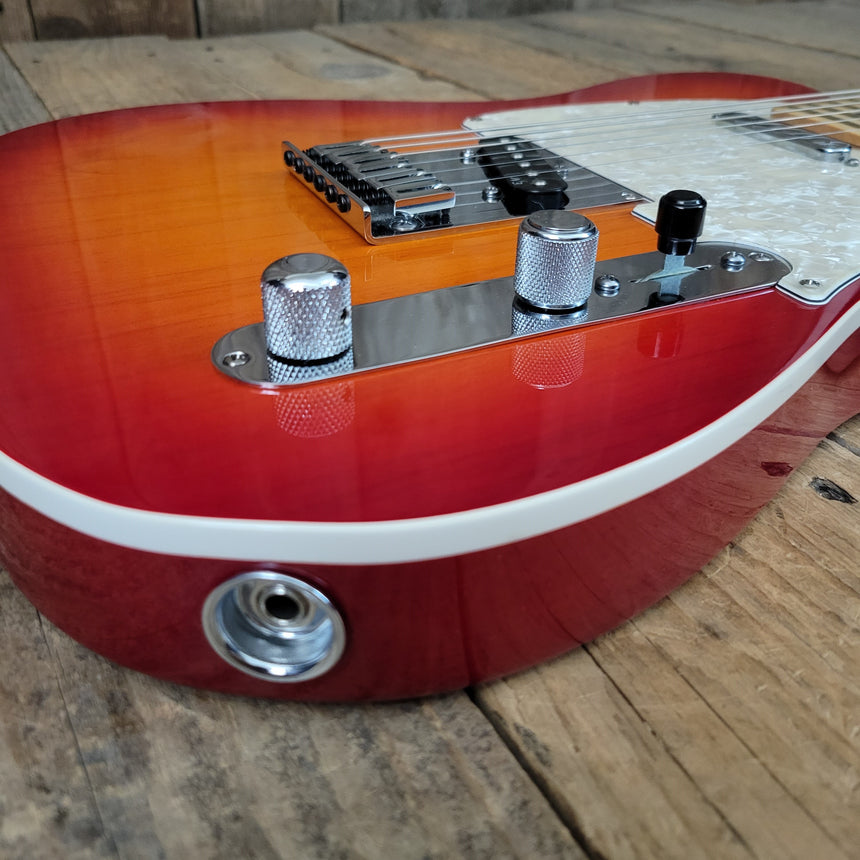 Sold - Fender American Deluxe Telecaster Aged Cherry Burst 2012