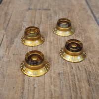 Gibson Bonnet Bell Knobs Gold Les Paul Burst 1955 to 1960