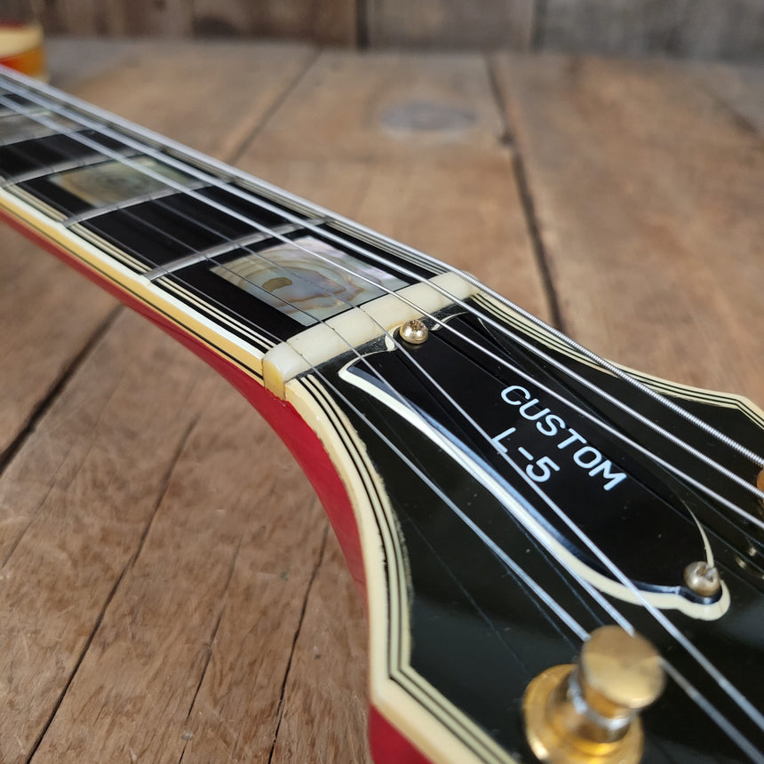 SOLD - Gibson Custom L-5S Cherry Sunburst 1977