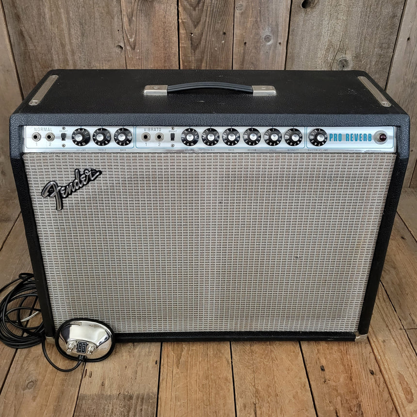 Fender Pro Reverb 2x12 1975 vintage tube guitar amp 2