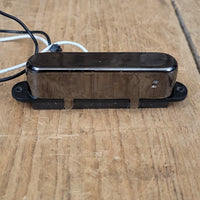 Unbranded Telecaster Neck Pickup Black Chrome Cover Long Leads