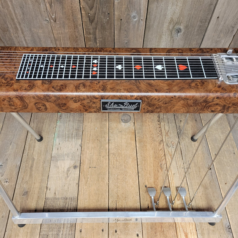 SOLD - Sho-Bud Maverick 10 String 3 Pedal 1 Knee Lever Pedal Steel 1976