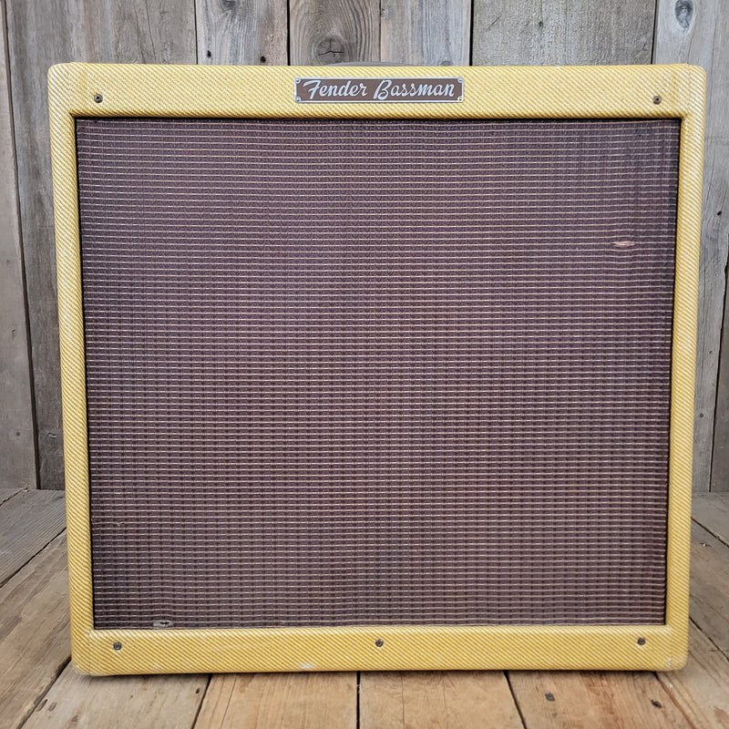SOLD - Fender Bassman 5F6-A Tweed Narrow Panel Guitar Amp Retweed 1960