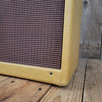 SOLD - Fender Bassman 5F6-A Tweed Narrow Panel Guitar Amp Retweed 1960