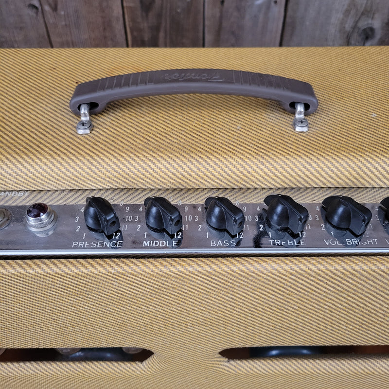 SOLD - Fender Bassman 5F6-A Tweed Narrow Panel Guitar Amp Retweed 1960