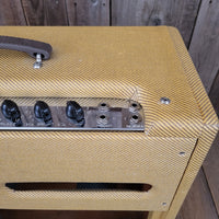 SOLD - Fender Bassman 5F6-A Tweed Narrow Panel Guitar Amp Retweed 1960