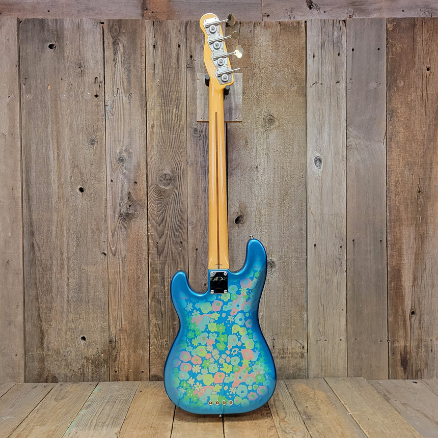 SOLD - Fender '54 Reissue Precision Bass Blue Floral Crafted in Japan 2002-2004 OPB-54 CIJ