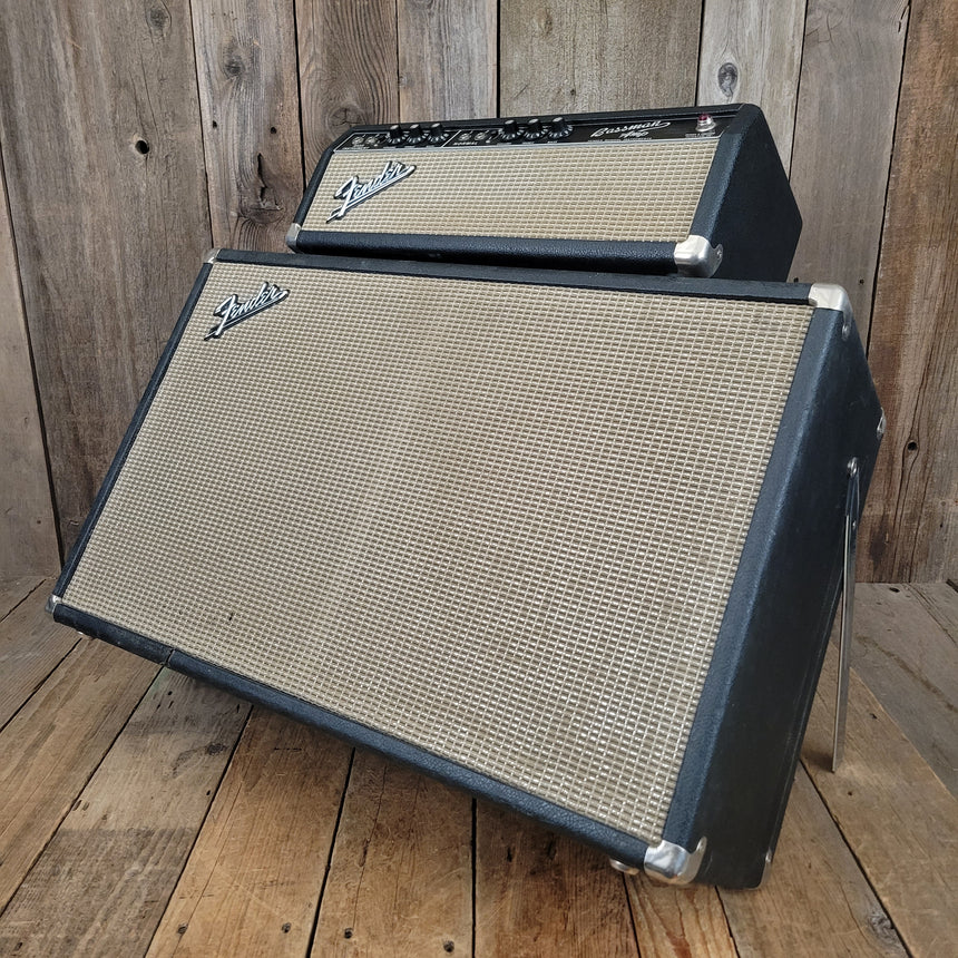 SOLD - Fender Bassman Head and 2x12 Cabinet January 1967