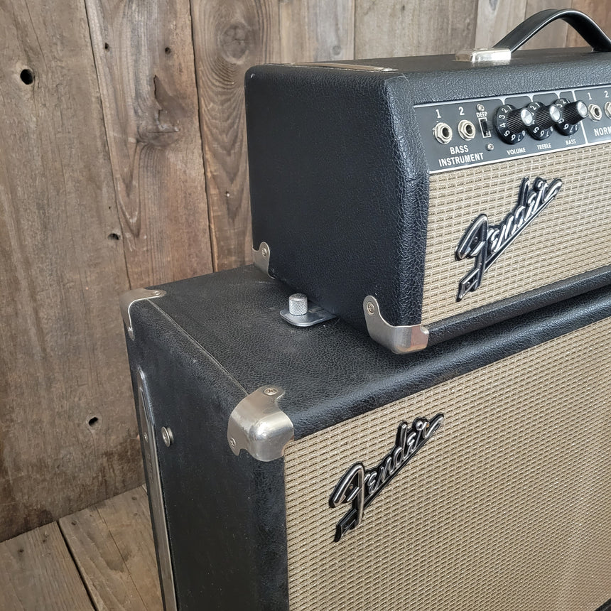 SOLD - Fender Bassman Head and 2x12 Cabinet January 1967