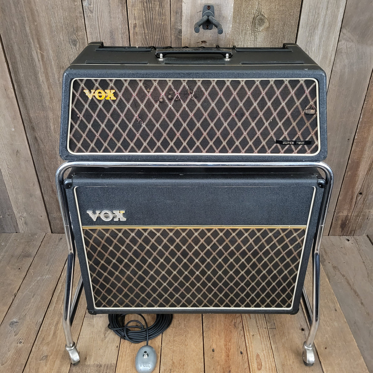 Vox 1965 JMI Super Twin AC30 Piggyback – Rare Vintage British Tube Amp Head & Cabinet
