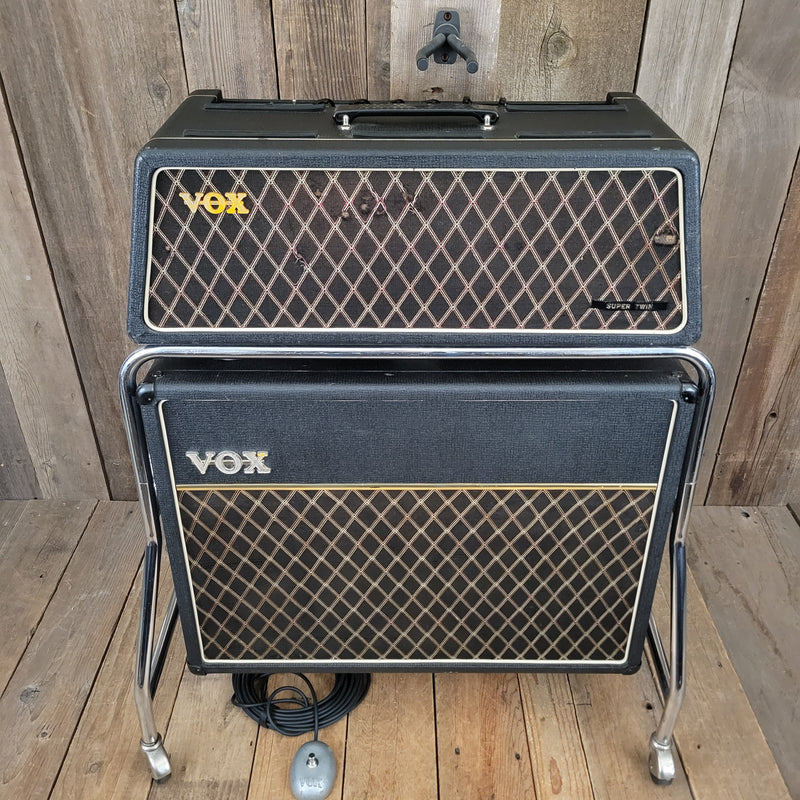 Vox 1965 JMI Super Twin AC30 Piggyback – Rare Vintage British Tube Amp Head & Cabinet