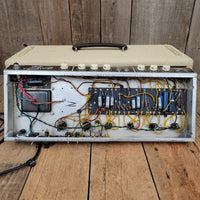 SOLD - Fender Bassman Amp Head 6G6-B Blond Tolex Oxblood Grille 1962