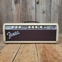 SOLD - Fender Bassman Amp Head 6G6-B Blond Tolex Oxblood Grille 1962