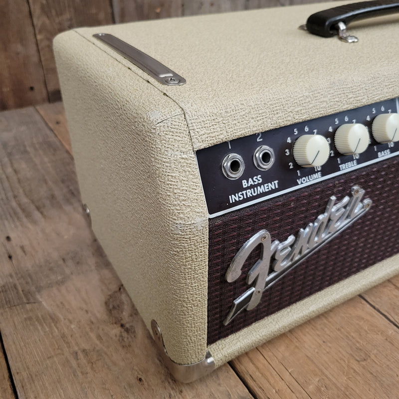 SOLD - Fender Bassman Amp Head 6G6-B Blond Tolex Oxblood Grille 1962
