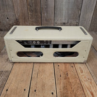 SOLD - Fender Bassman Amp Head 6G6-B Blond Tolex Oxblood Grille 1962