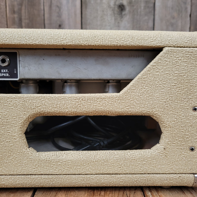 SOLD - Fender Bassman Amp Head 6G6-B Blond Tolex Oxblood Grille 1962
