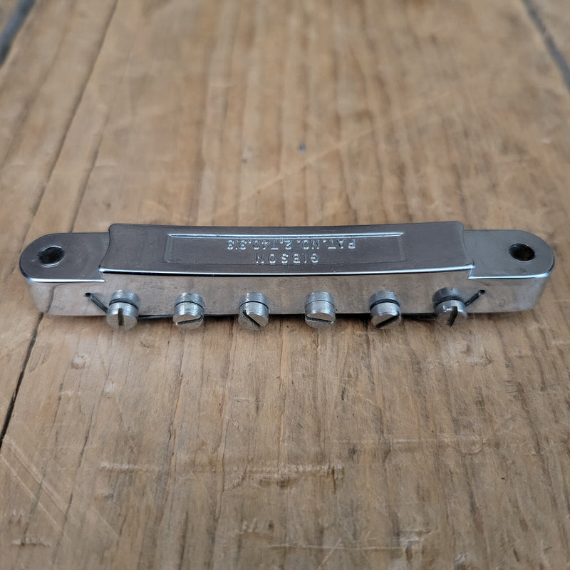 Gibson Bridge Saddles Screws Patent Number ABR-1 Chrome 1966 through the 70s