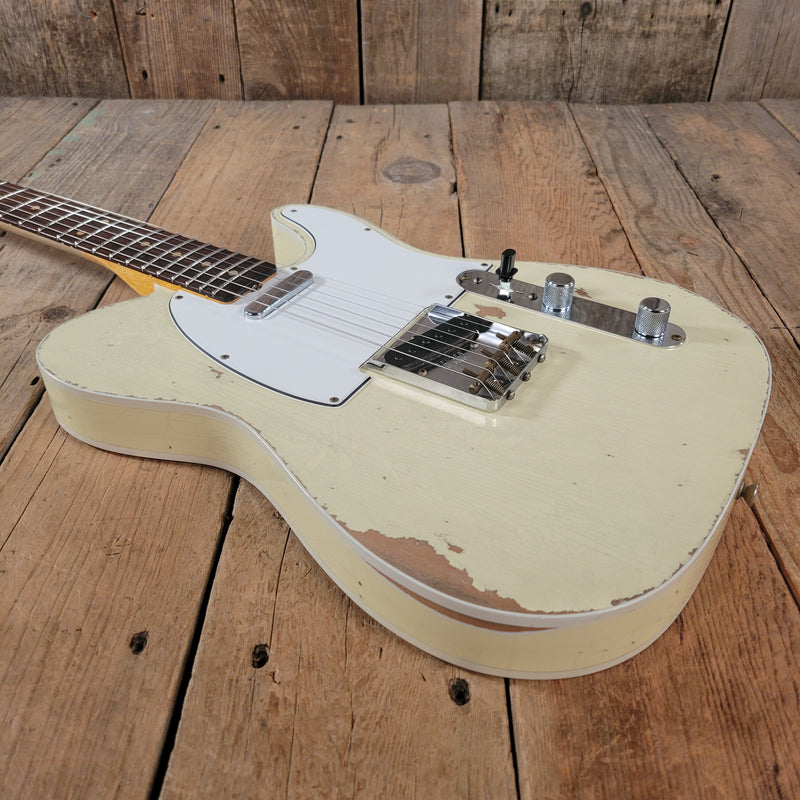 SOLD - Fender 62 Telecaster Relic Custom Double Bound Custom Shop 2022 White