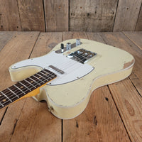 SOLD - Fender 62 Telecaster Relic Custom Double Bound Custom Shop 2022 White