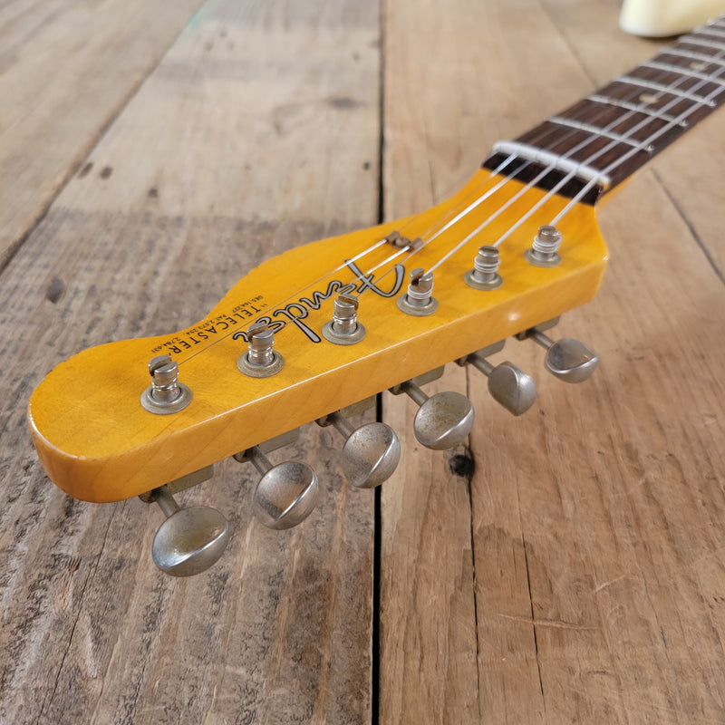 SOLD - Fender 62 Telecaster Relic Custom Double Bound Custom Shop 2022 White