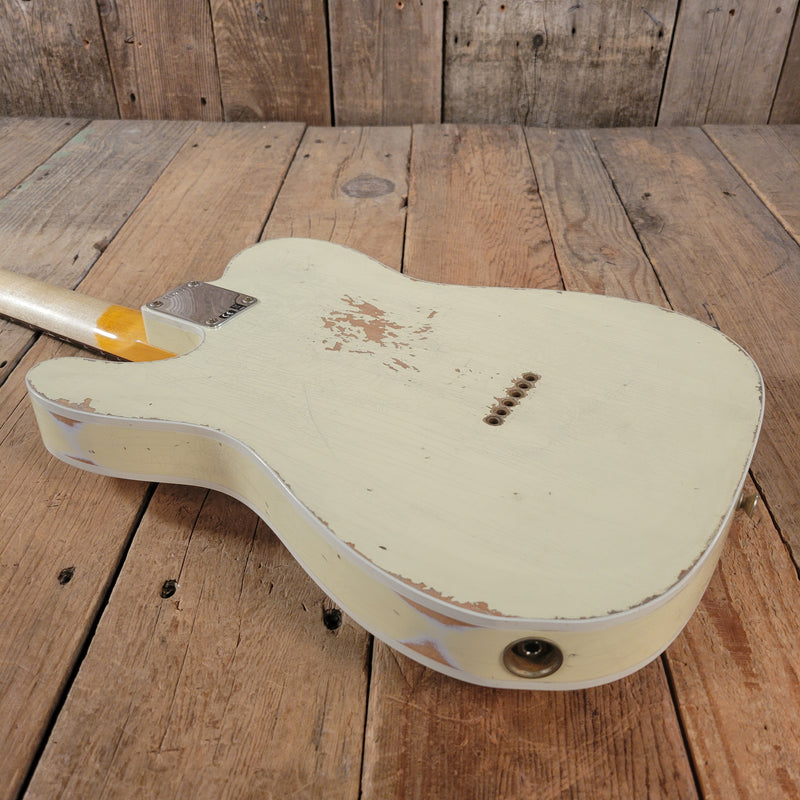 SOLD - Fender 62 Telecaster Relic Custom Double Bound Custom Shop 2022 White