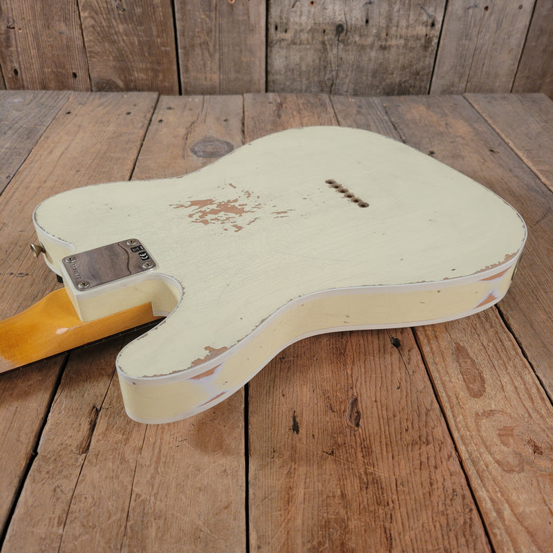 SOLD - Fender 62 Telecaster Relic Custom Double Bound Custom Shop 2022 White
