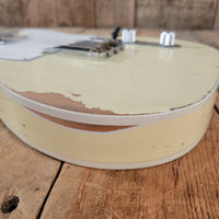 SOLD - Fender 62 Telecaster Relic Custom Double Bound Custom Shop 2022 White