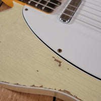 SOLD - Fender 62 Telecaster Relic Custom Double Bound Custom Shop 2022 White