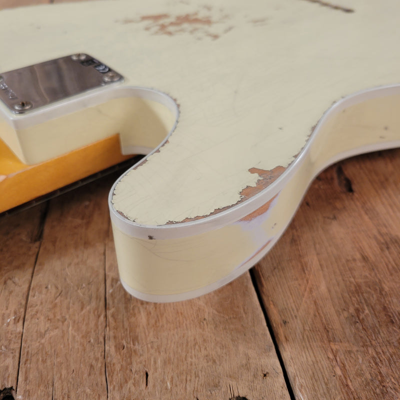 SOLD - Fender 62 Telecaster Relic Custom Double Bound Custom Shop 2022 White