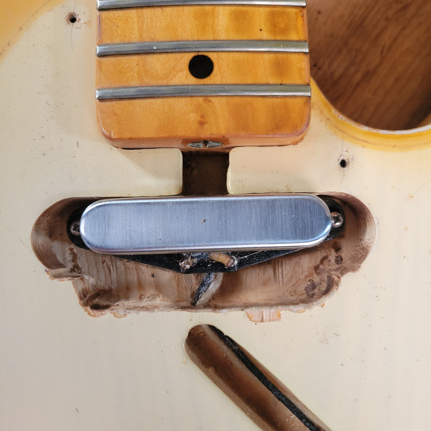 SOLD - Fender Telecaster Player's Grade Maple Cap Nitro Finish 1968 Blonde