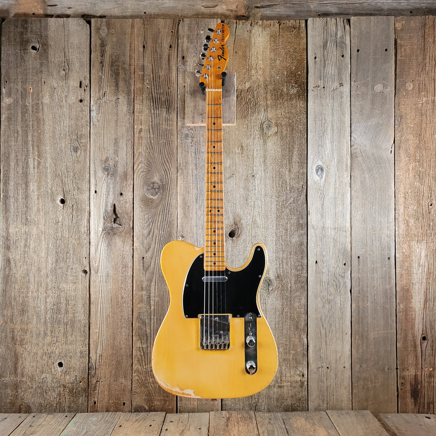 SOLD - Fender Telecaster Player's Grade Maple Cap Nitro Finish 1968 Blonde