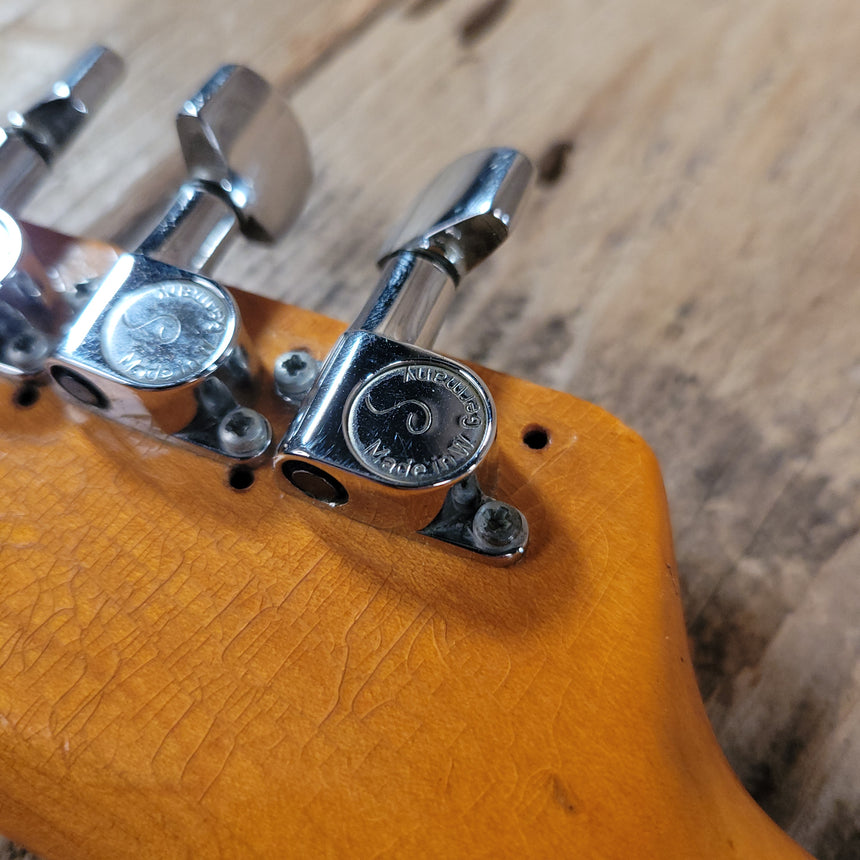 SOLD - Fender Telecaster Player's Grade Maple Cap Nitro Finish 1968 Blonde