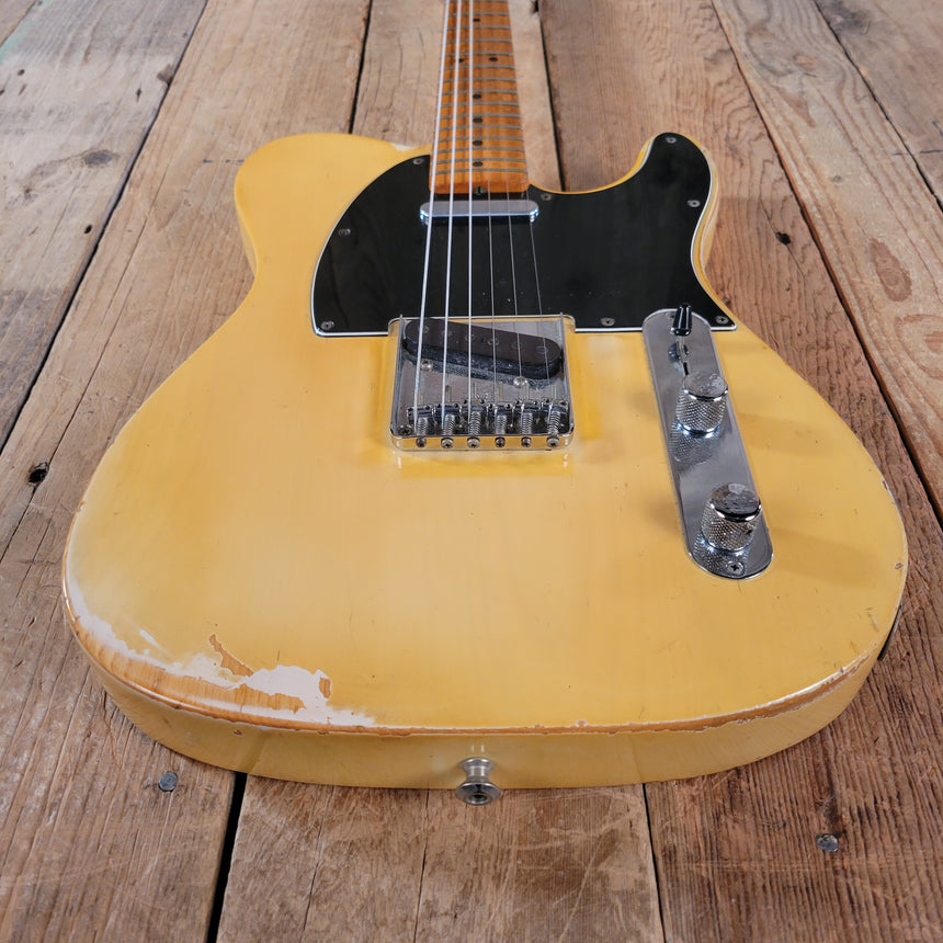 SOLD - Fender Telecaster Player's Grade Maple Cap Nitro Finish 1968 Blonde