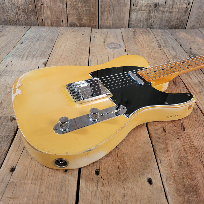 SOLD - Fender Telecaster Player's Grade Maple Cap Nitro Finish 1968 Blonde