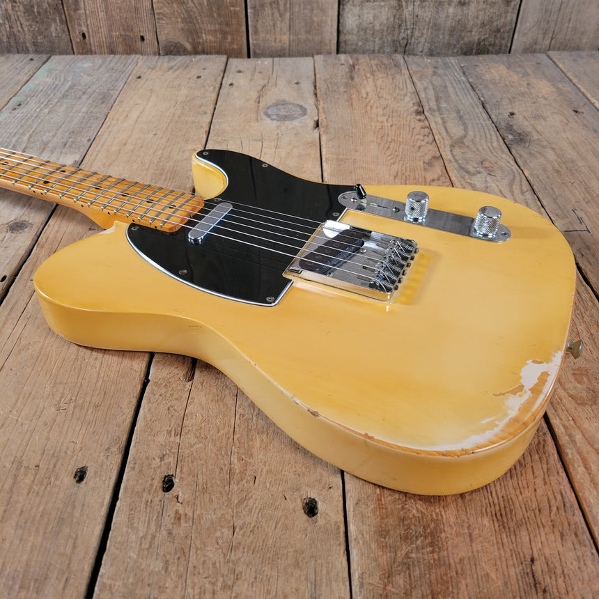 SOLD - Fender Telecaster Player's Grade Maple Cap Nitro Finish 1968 Blonde