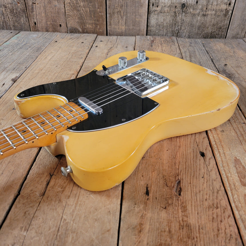 SOLD - Fender Telecaster Player's Grade Maple Cap Nitro Finish 1968 Blonde