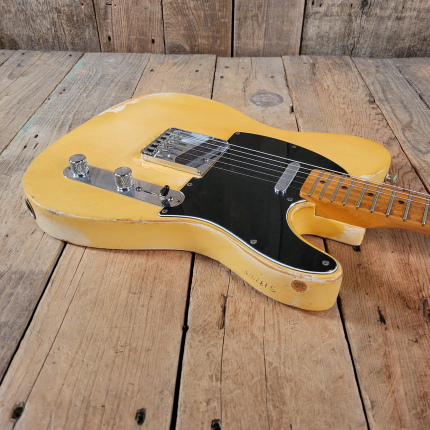 SOLD - Fender Telecaster Player's Grade Maple Cap Nitro Finish 1968 Blonde