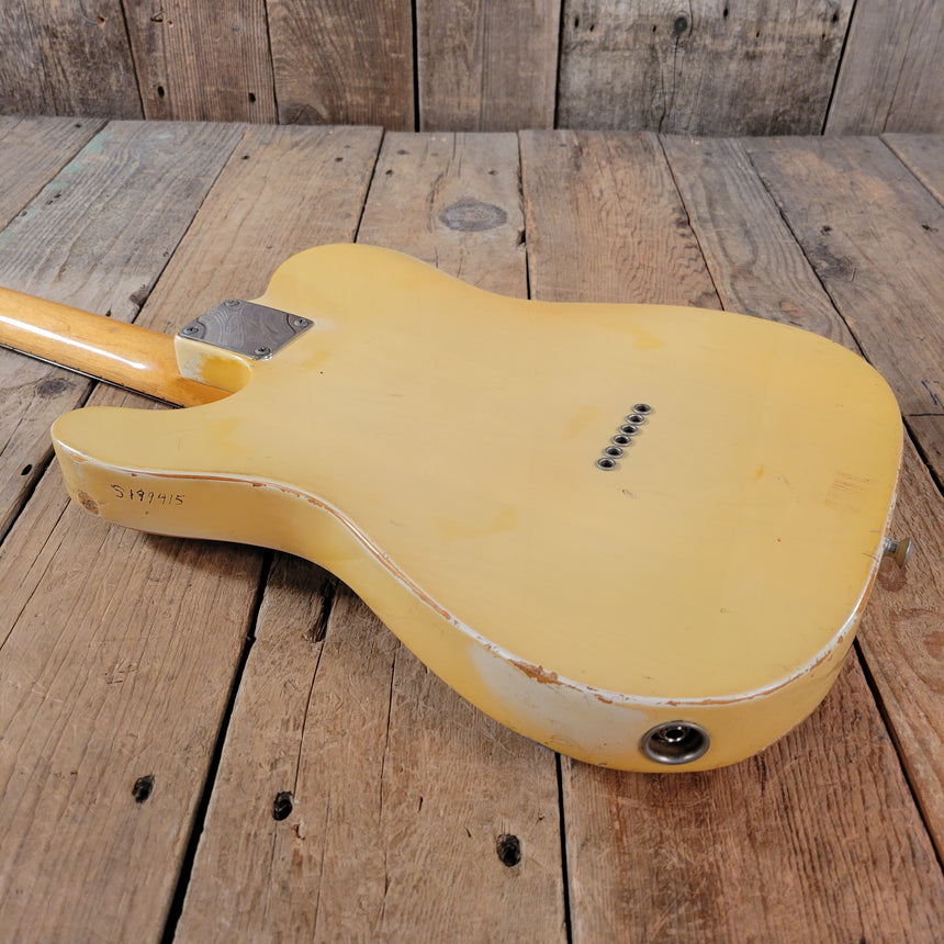 SOLD - Fender Telecaster Player's Grade Maple Cap Nitro Finish 1968 Blonde