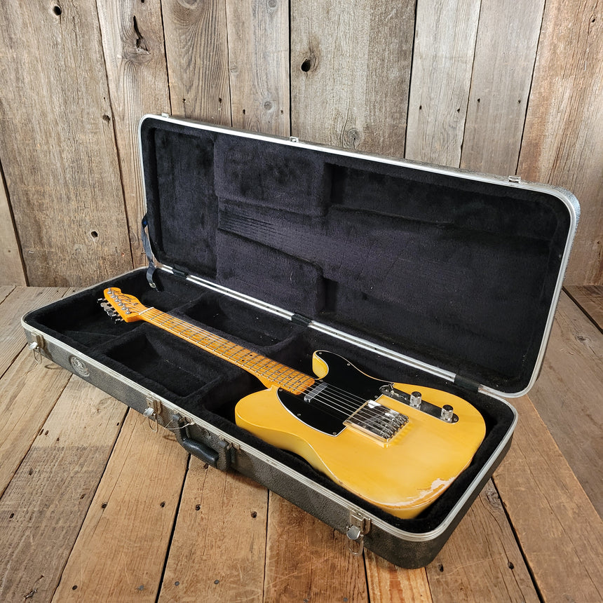 SOLD - Fender Telecaster Player's Grade Maple Cap Nitro Finish 1968 Blonde