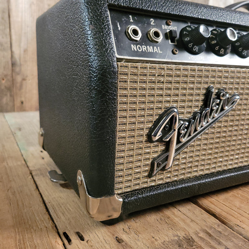 SOLD - Fender Bandmaster Head 1967 black panel guitar amp
