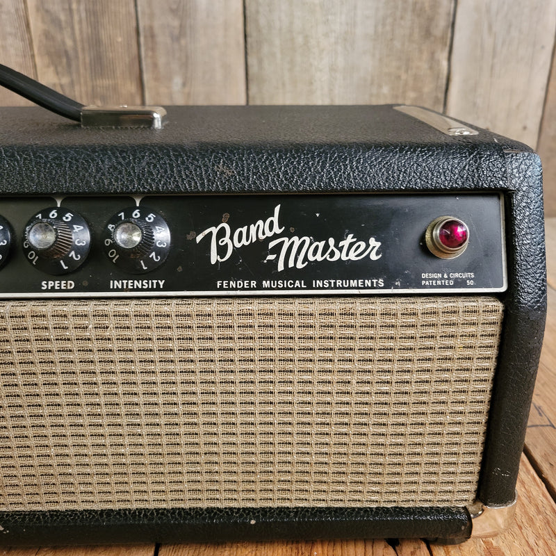 SOLD - Fender Bandmaster Head 1967 black panel guitar amp