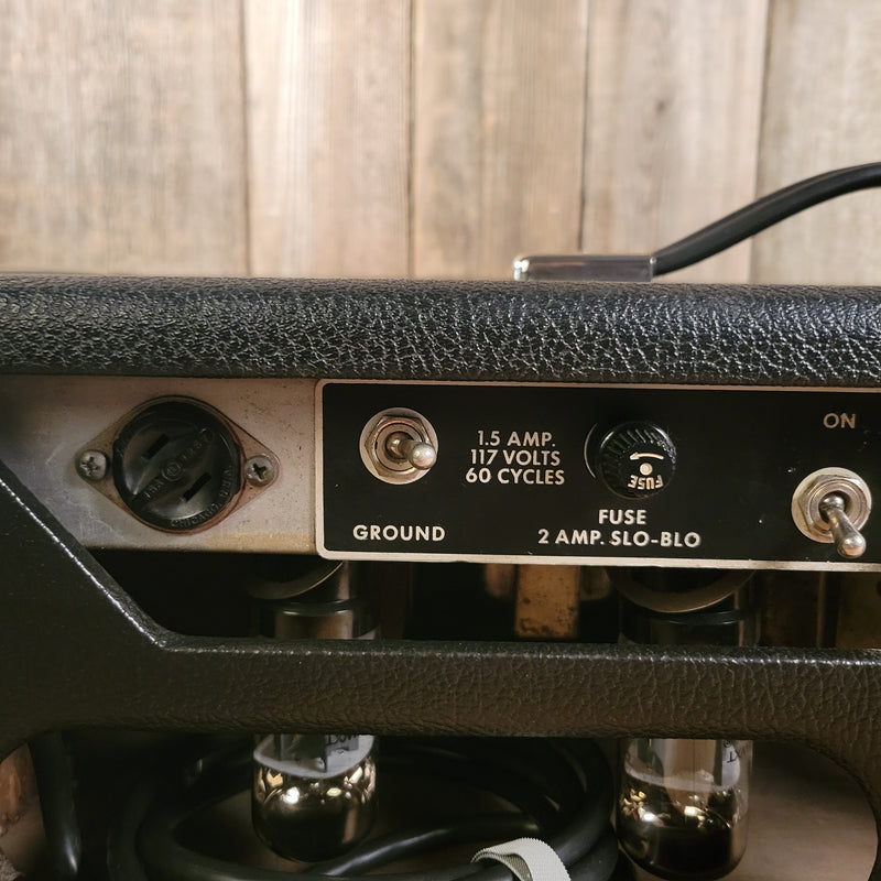 SOLD - Fender Bandmaster Head 1967 black panel guitar amp